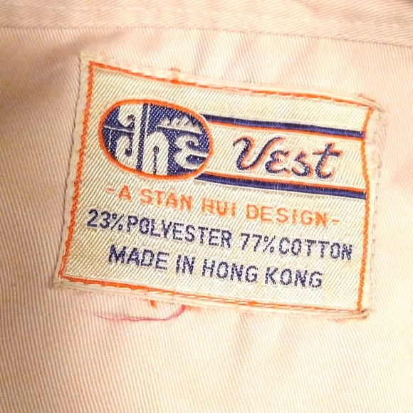 Vintage Stan Hui Design Fishing Vest, Size Small, with "Trout Unlimited" Patch - Picture 2 of 6